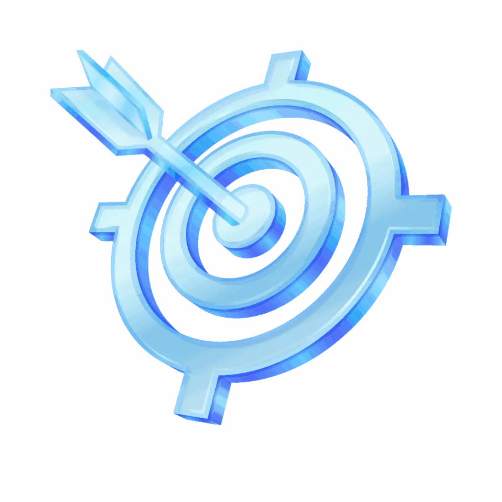 AI Lead Generation Insights represented by digital arrow and target