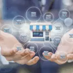 man holding a concept of a dealerbridge ai engine able to use cross-booking leads for additional revenue