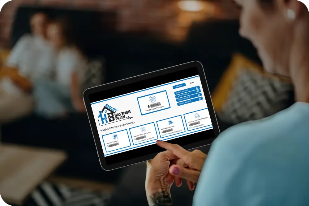 screenshot from a consumers smart savings plan