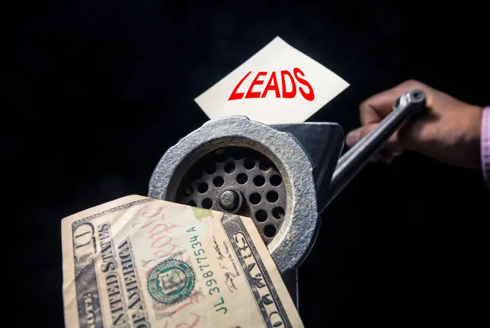 Leads are expensive - meat grinder shredding dollars. Save with AI lead acquisition for contractors.