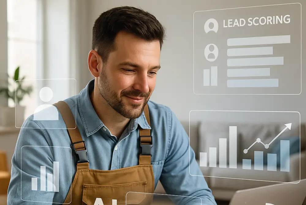 AI-Driven Lead Requalification for a happy contractor that can reach with new lead scoring ai