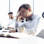 frustrated sales professional failing at homeowner outreach